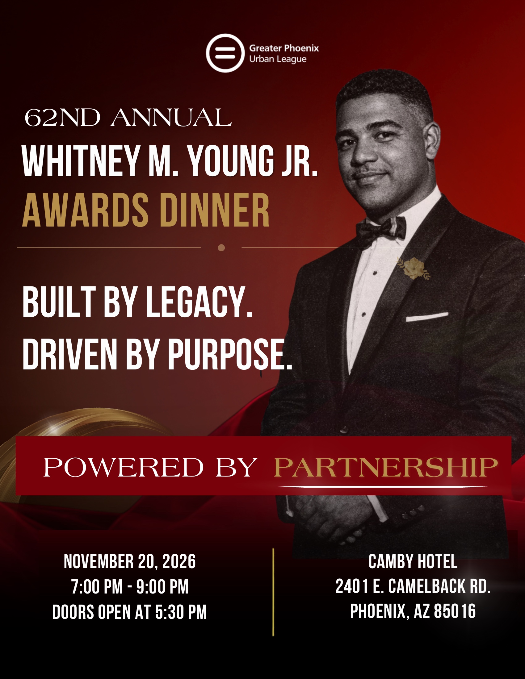 62nd Annual Whitney M. Young Jr. Awards Dinner sponsorship guide front cover